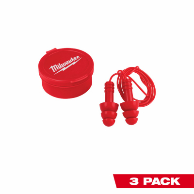3PK CRD Reuse Earplugs