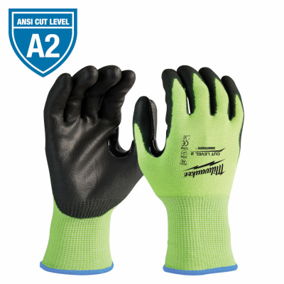 XL A2 HiVis Dip Gloves
