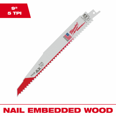 9"5T Sawzal Recip Blade