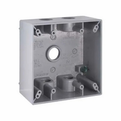 2G GRY 1/2" 5Out Box