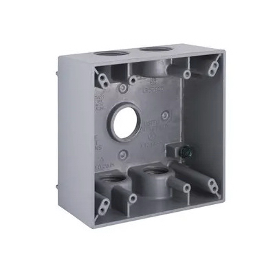 2G GRY 3/4" 5Out Box