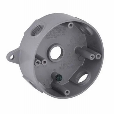 GRY RND 1/2" 5Out Box