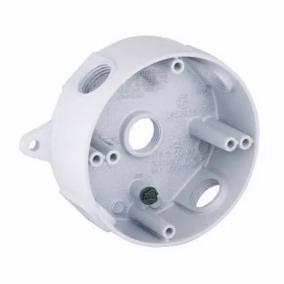 WHT RND 1/2" 5Out Box
