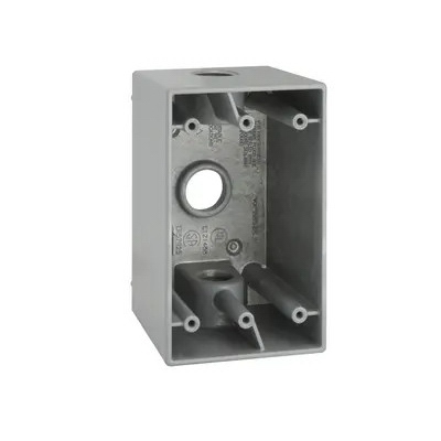 1G GRY 1/2"3Out DeepBox