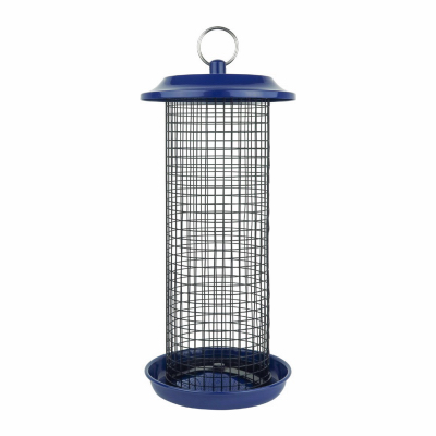 2QT BLU MTL Bird Feeder