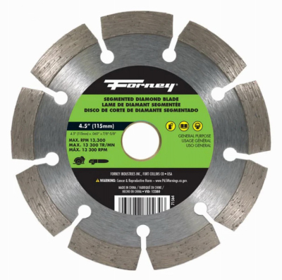 4.5" Seg Dia Cut Blade