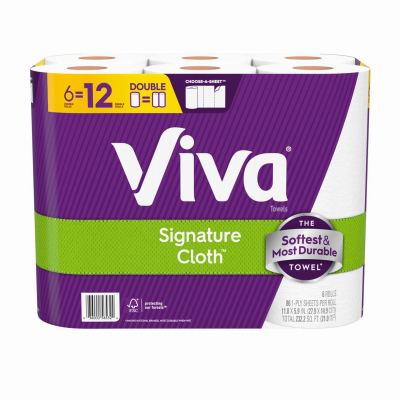 6PK Viva Cloth Towel