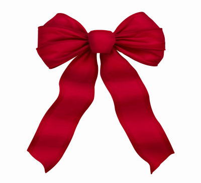 7LP RED Velvet Bow