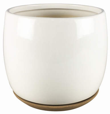 12" Ibiza WHT Planter