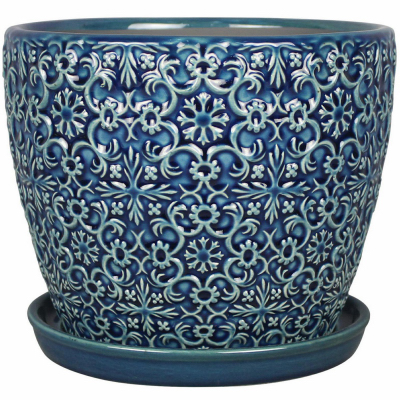10" BLU Medit Planter