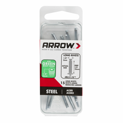 15PK 1/8 LNG Pop Rivet