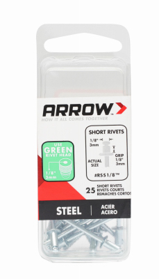 25PK 1/8" Pop Rivet