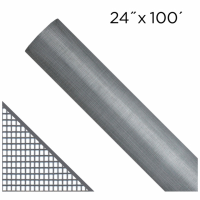 24"x100' GRY FBG Screen