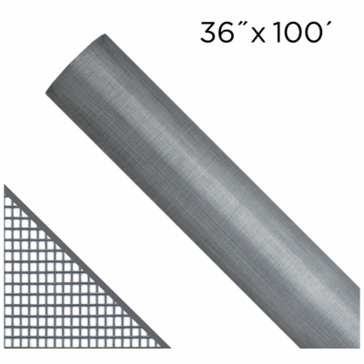 36"x100' GRY FBG Screen