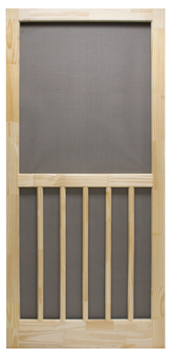 Nan 36" NAT WD Scr Door