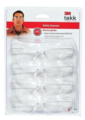4PK CLR Safety Glasses