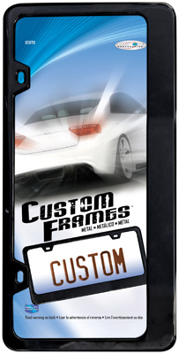 BLK Metal License Frame
