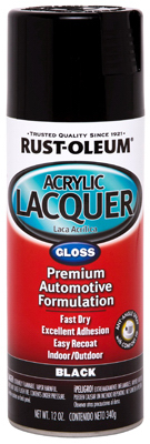 12OZ BLK Acry Lacquer