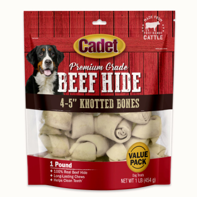 LB 4" NAT Rawhide Bone