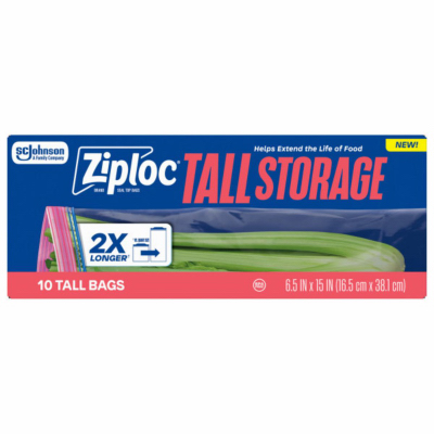 10CT Zip TL Stor Bags