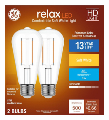 GE 5W SWCLR ST19 Bulb