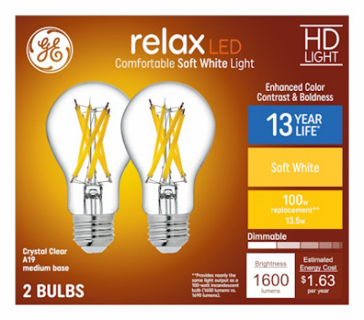 GE 13W SWCLR A19 Bulb