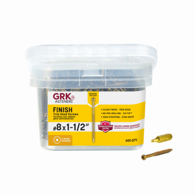 600CT 8x1-1/2Trim Screw