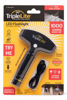 1000LED RechgFlashlight