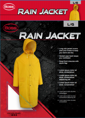 LG Boss Long Raincoat