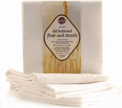 2PK FLWR Sack Towels