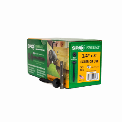 50PK 1/4x3 Screw