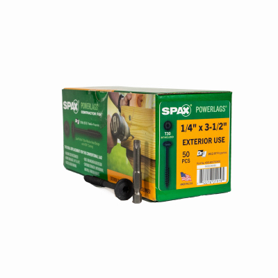50PK 1/4x3-1/2 Screw