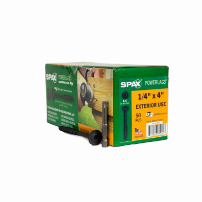 50PK 1/4x4 Screw