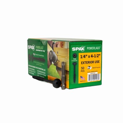 50PK 1/4x4-1/2 Screw