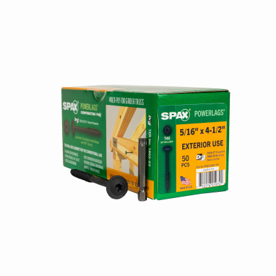 50PK 5/16x4-1/2 Screw
