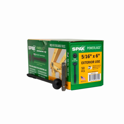 50PK 5/16x6 Screw