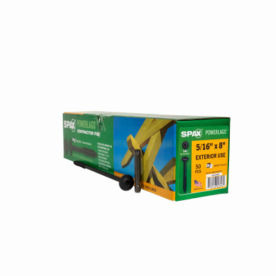50PK 5/16x8 Screw