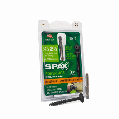 12PK 1/4x2-1/2 Screw