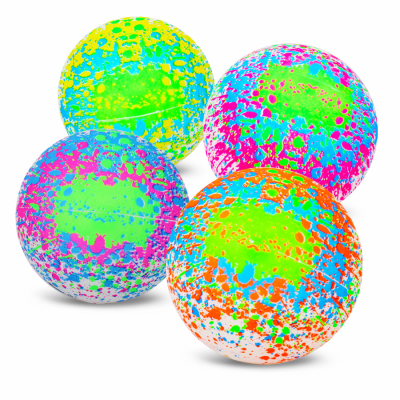 6" Neon Splatter Ball
