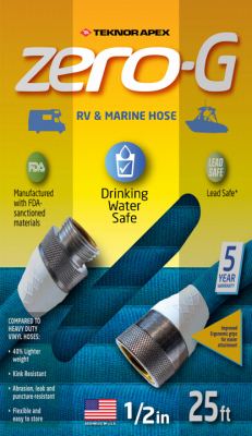 1/2"x25' Zero-G RV Hose