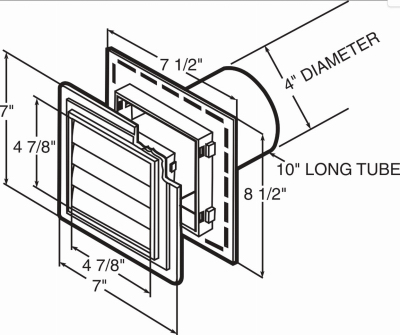 Clay Exhaust Vent