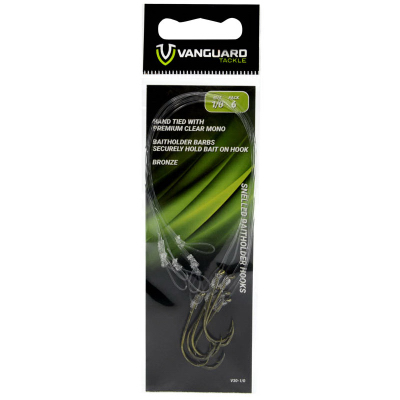 6PK Sz4 Snelled Hook