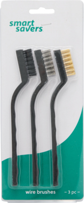 SS 3PK Wire Brush Set