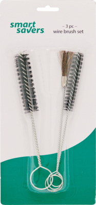 SS 3PK Wire Brush Set