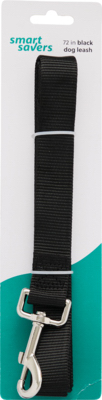 SS 72" BLK Dog Leash