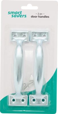 SS 2PK Iron Door Pull