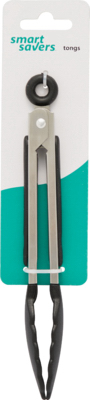 SS 8" Silicone Tongs