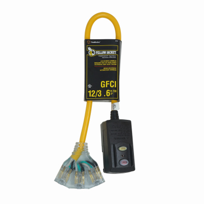 2' 12/3 YLW GFI Cord