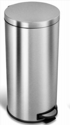 8GAL SS RND Trash Can