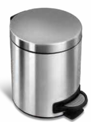 1.3GAL SS RND Trash Can